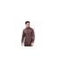 Chemise Manches Longues Motif/style Cachemire Homme Bordeaux Lambretta-1