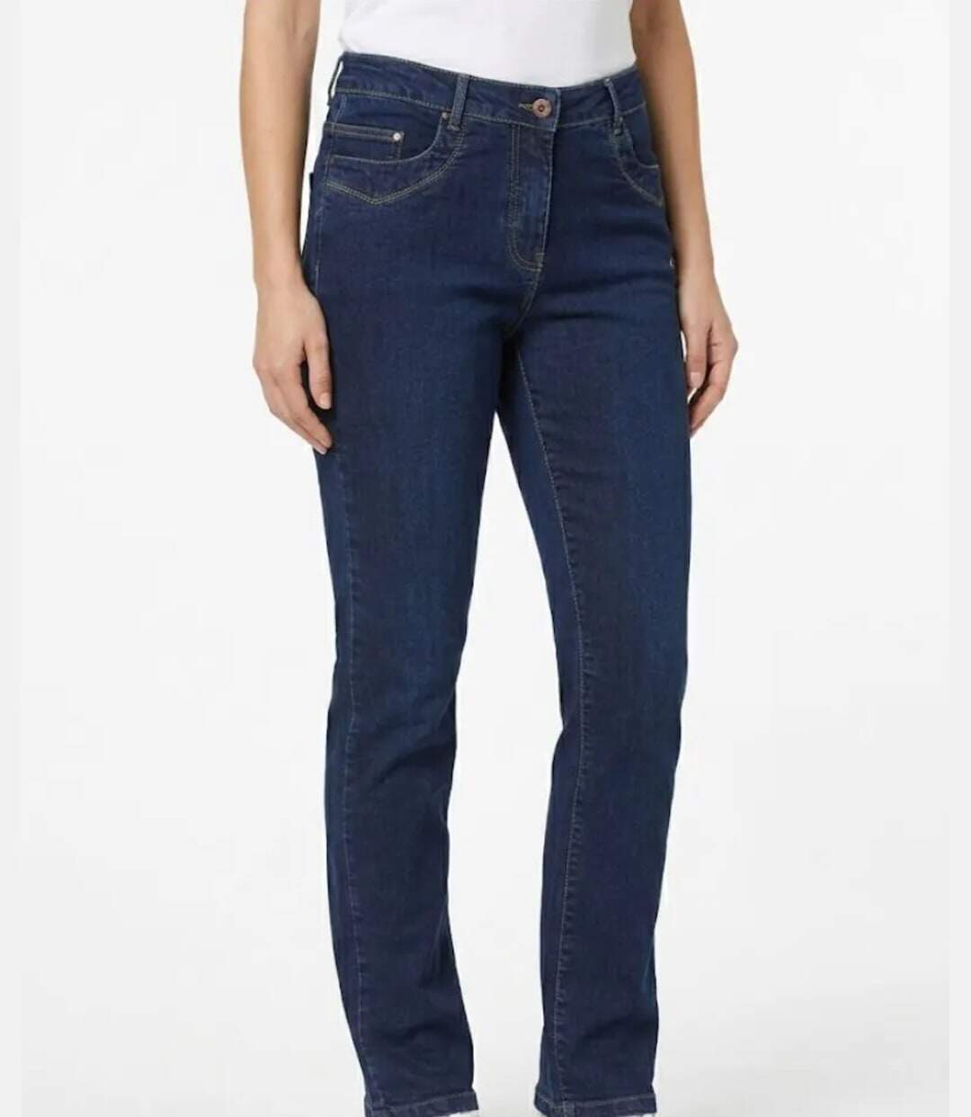 Jean Femme Tissu Stretch Audrey1 Coupe Droite Ajustée (Mayflower)-4