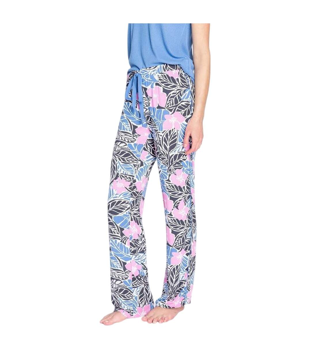 Womens/ladies Lounge Pants Multicoloured PJ Salvage-4