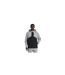 Mens Two Tone Woven Hooded Jacket Grey Black New Balance-1