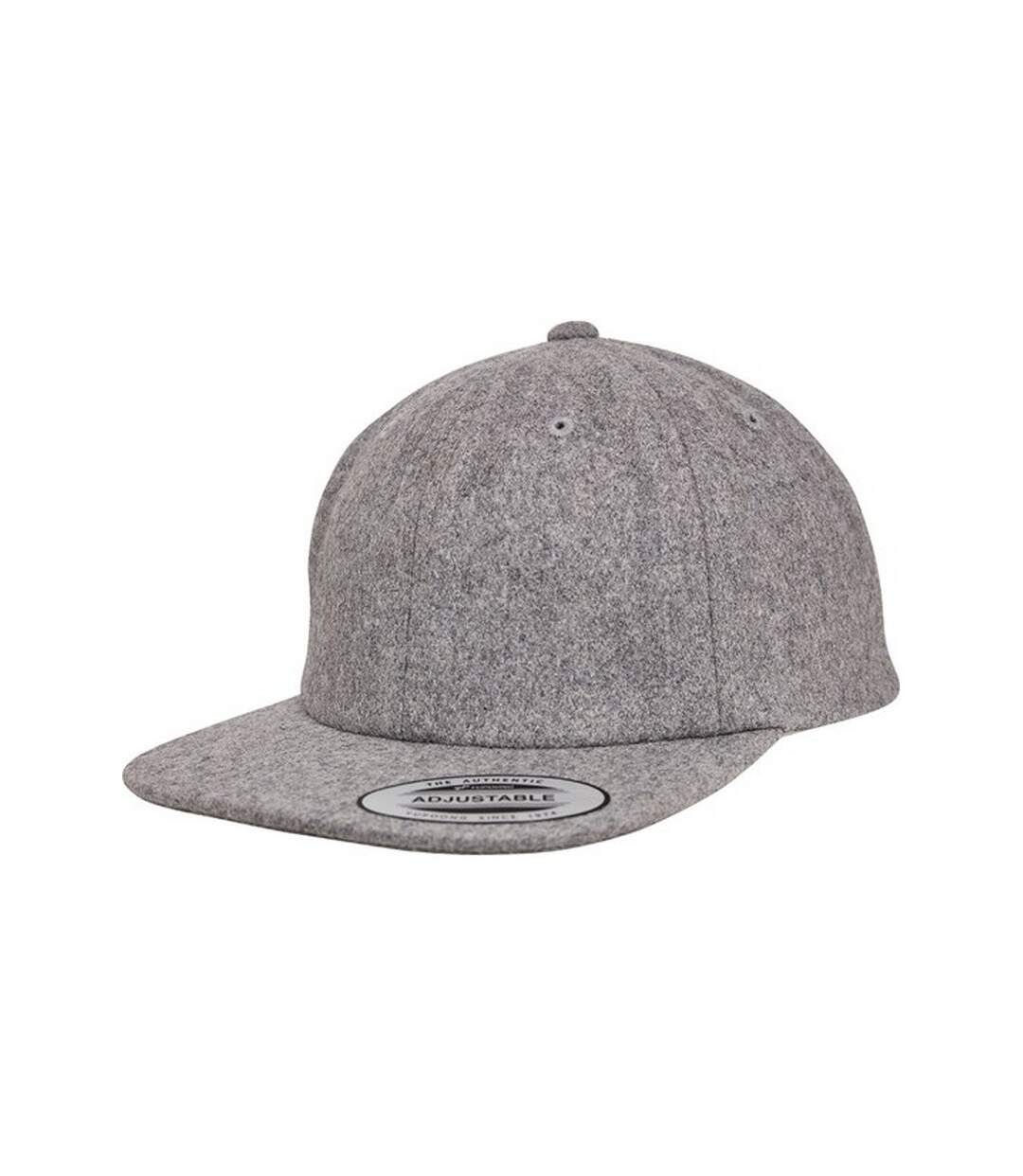 Casquette melton adulte gris Flexfit-1