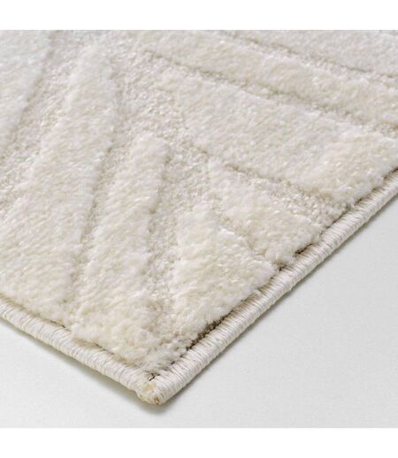 Tapis Shaggy Relief Ankara 120x170cm Beige