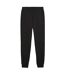 Mens Fleece Ribbed Cuff Joggers Black Puma-3
