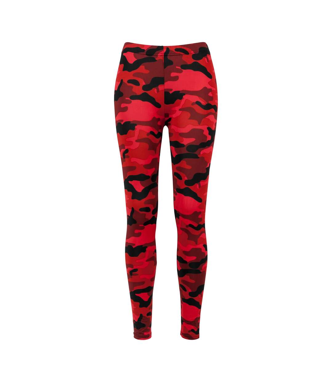 Legging Motif/style Camouflage Femme Rouge Urban Classics-1