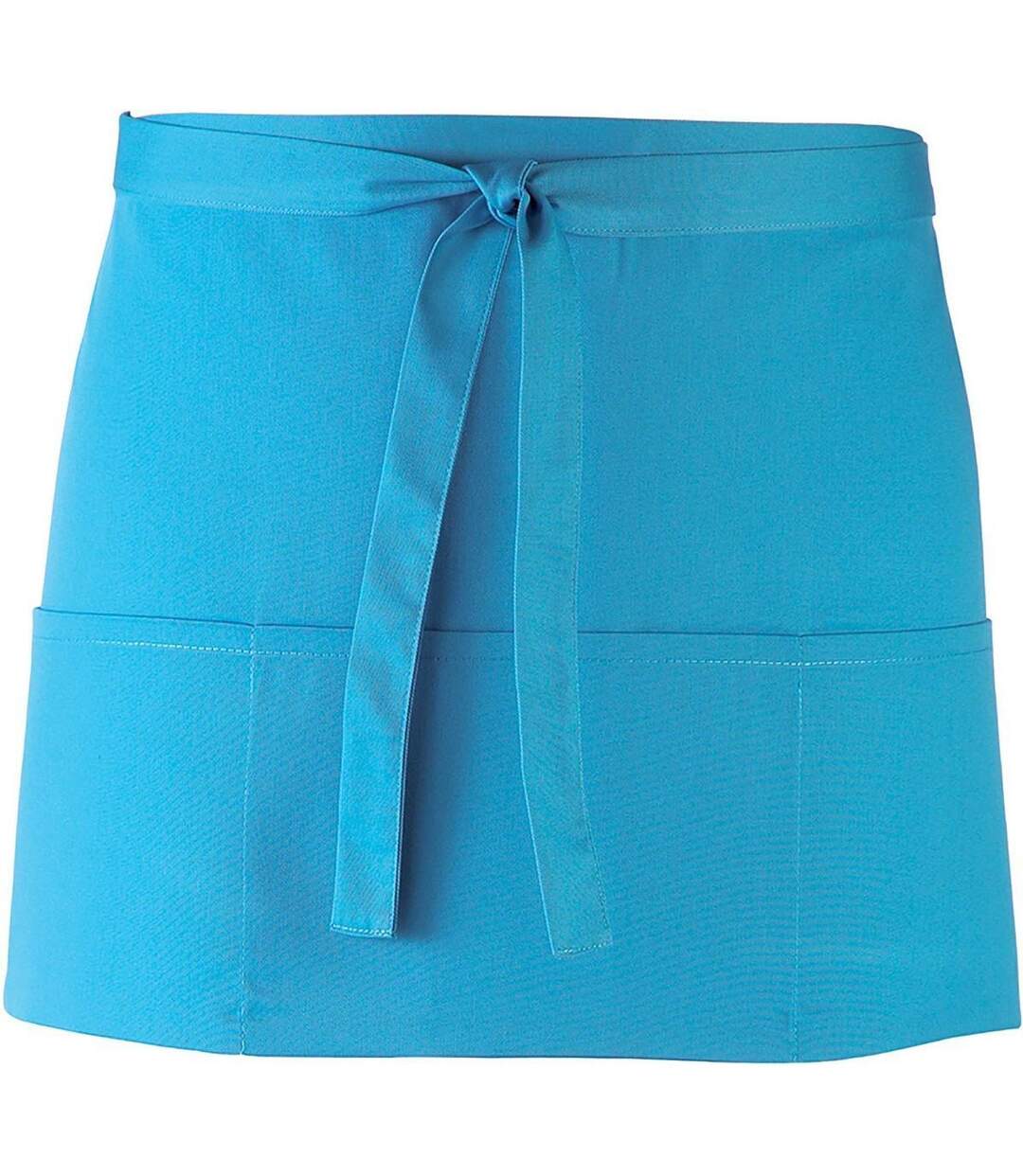Mini tablier taille - 3 poches - PR155 - bleu turquoise-1