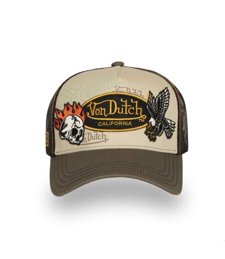 Casquette trucker avec filet adulte print devant Patches Vondutch