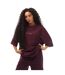 Mens Signature Logo Oversized T-shirt Purple Hype-1