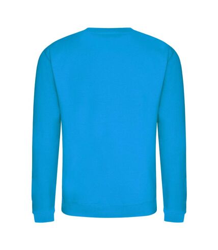 AWDis Just Hoods AWDis Unisex Crew Neck Plain Sweatshirt (280 GSM) (Sapphire Blue)