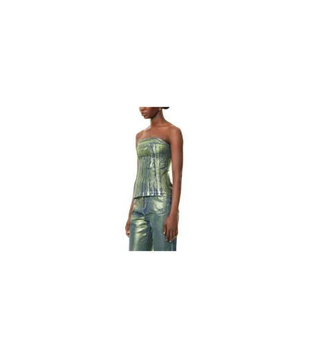Haut Tube Femme Vert AmyLynn