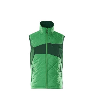 Mens Accelerate Plain Winter Gilet Grass Green Green Mascot
