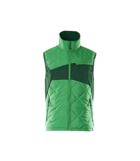 Mens Accelerate Plain Winter Gilet Grass Green Green Mascot