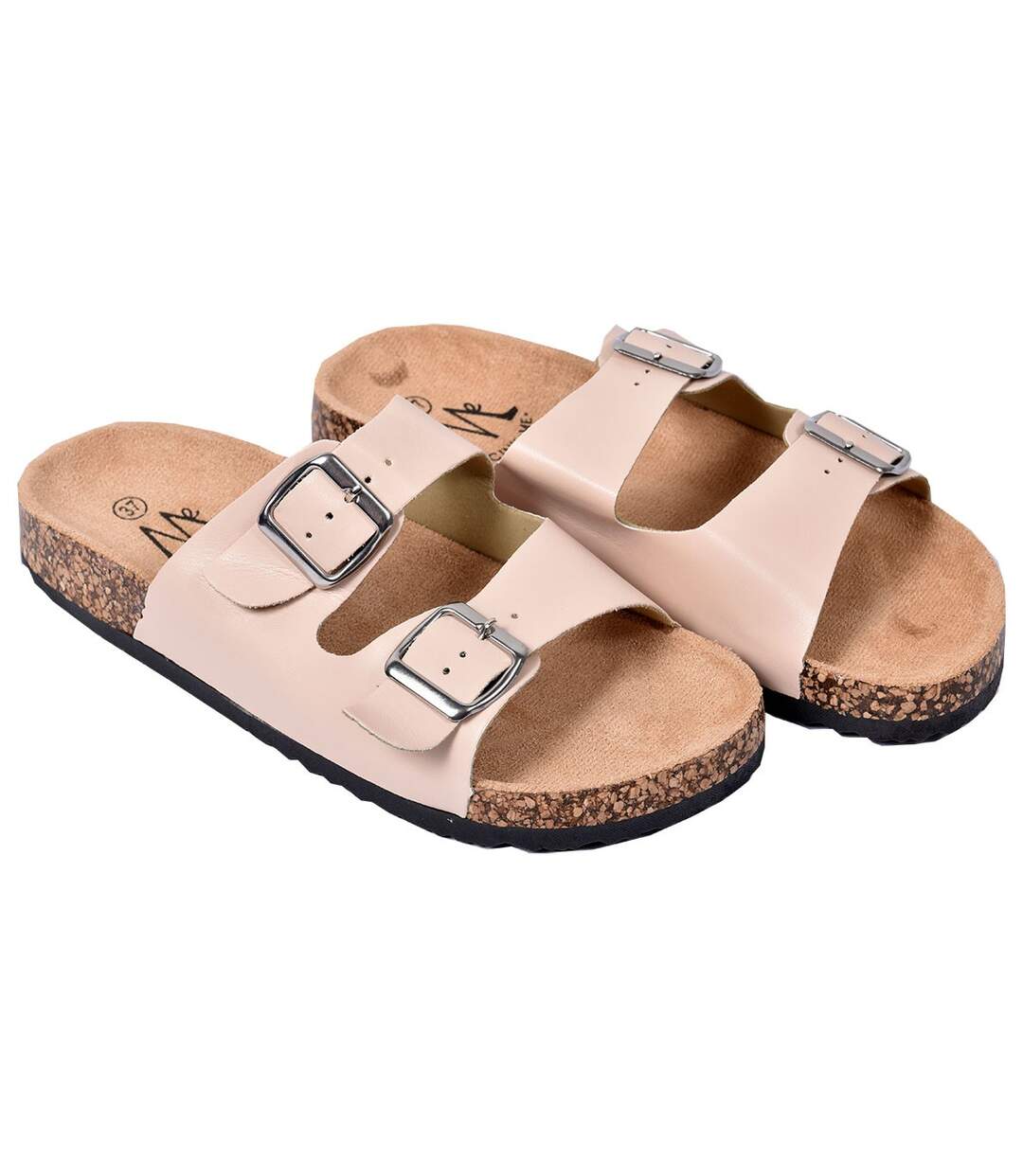 Sandale Mule Femme PREMIUM - Chaussure d'été Qualité et Confort - R936 BEIGE-1