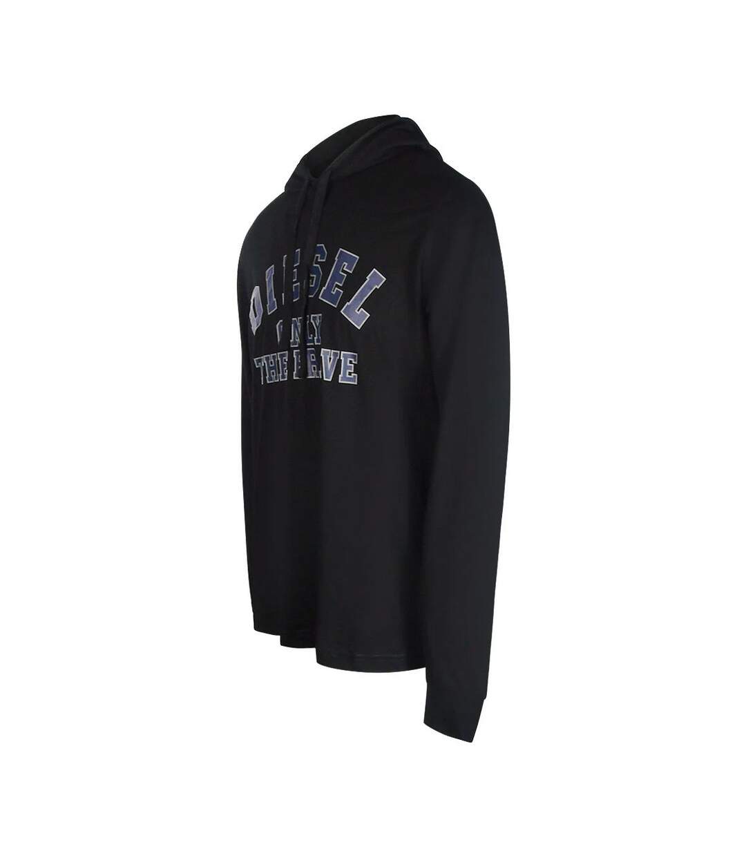 Unisex Adult The Brave Logo Hoodie Black Diesel-3