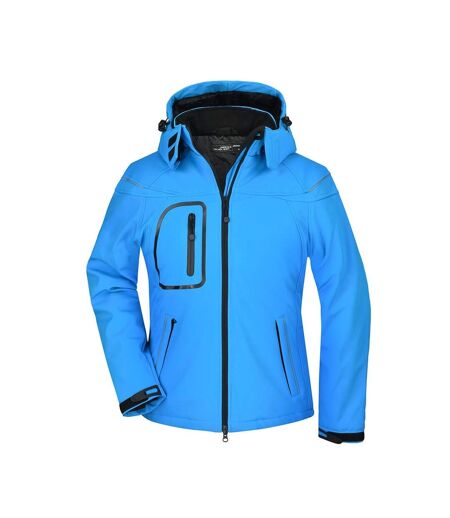 Veste Softshell Femme Turquoise Pâle James And Nicholson
