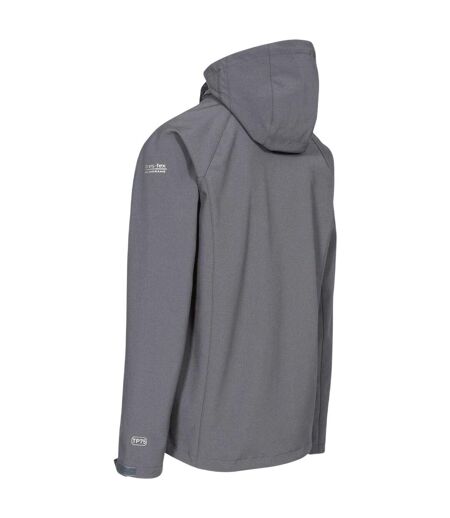 Mens Nider Hooded Soft Shell Jacket Carbon Trespass