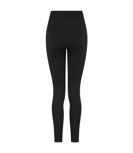 Womens/ladies sculpting leggings black Tombo