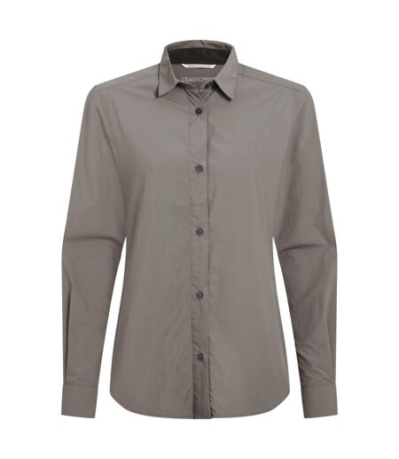Chemisier Manches Longues Alma Femme Kaki Clair Craghoppers