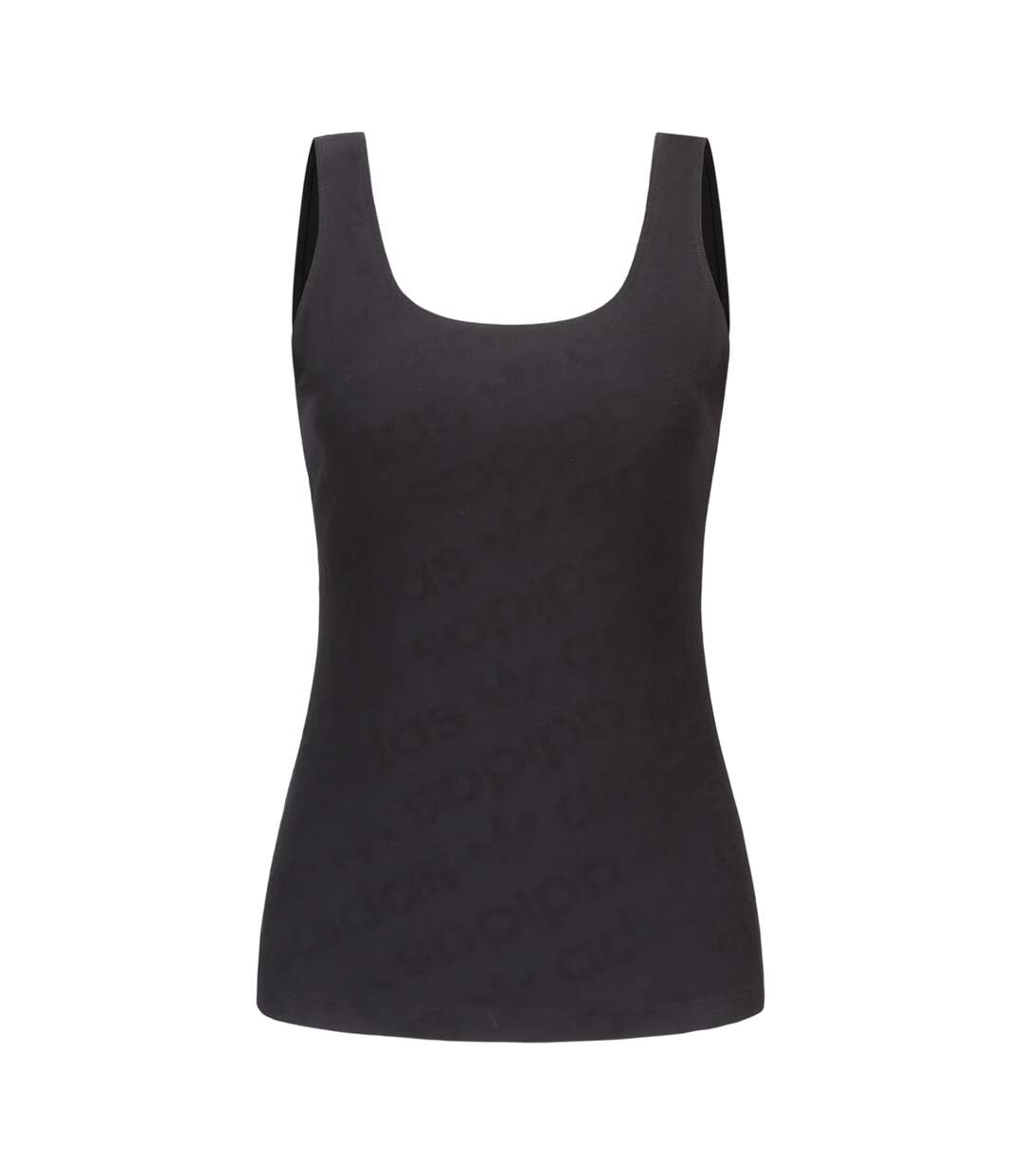Débardeur Motif/style Logo Partout Femme Noir Adidas-1