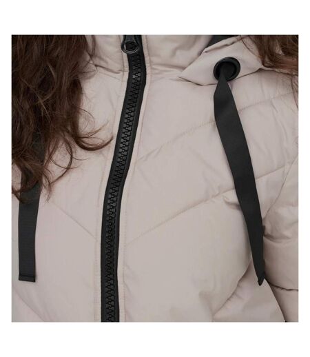 Doudoune longue écru femme jdy padded