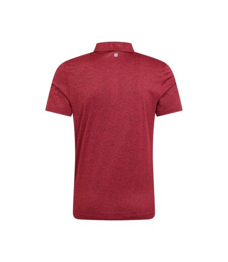 Mens deuce isocool polo shirt active red Mountain Warehouse
