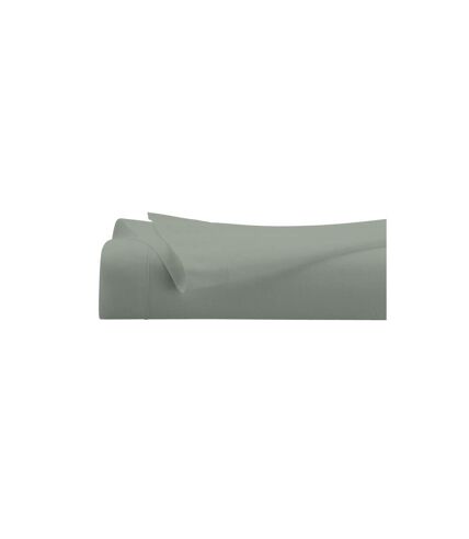 Drap Plat 1 Personne Percale 180x290cm Vert Tilleul