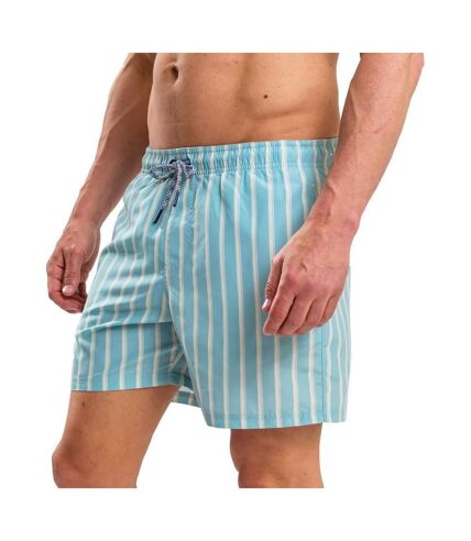 Short de bain à rayures pour hommes bleu clair RIPT Essentials