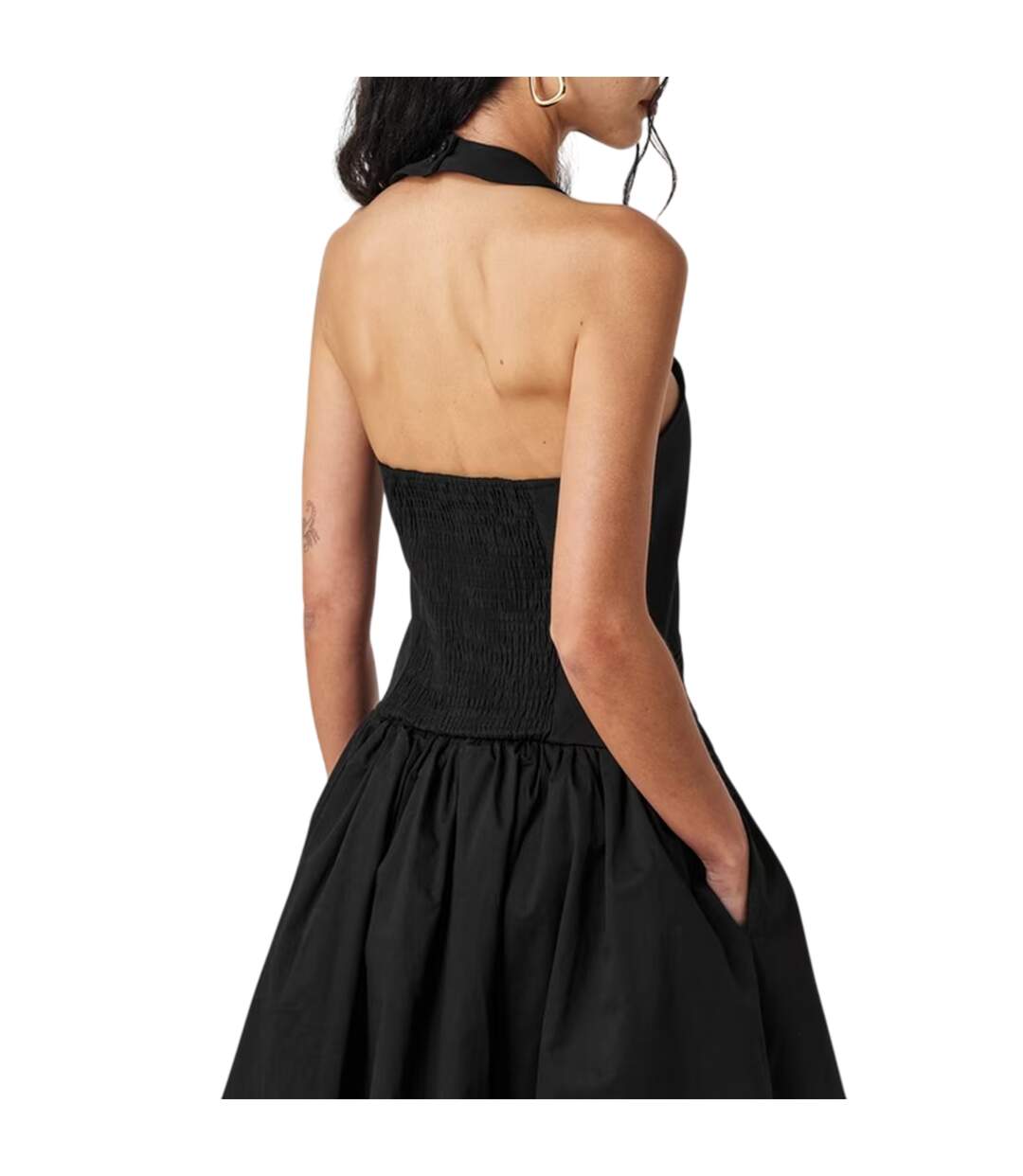 Robe Longue Officiel Alexa Femme Noir AmyLynn-4