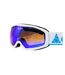 Masque de ski blanc/turquoise mixte cairn glory spx3-2
