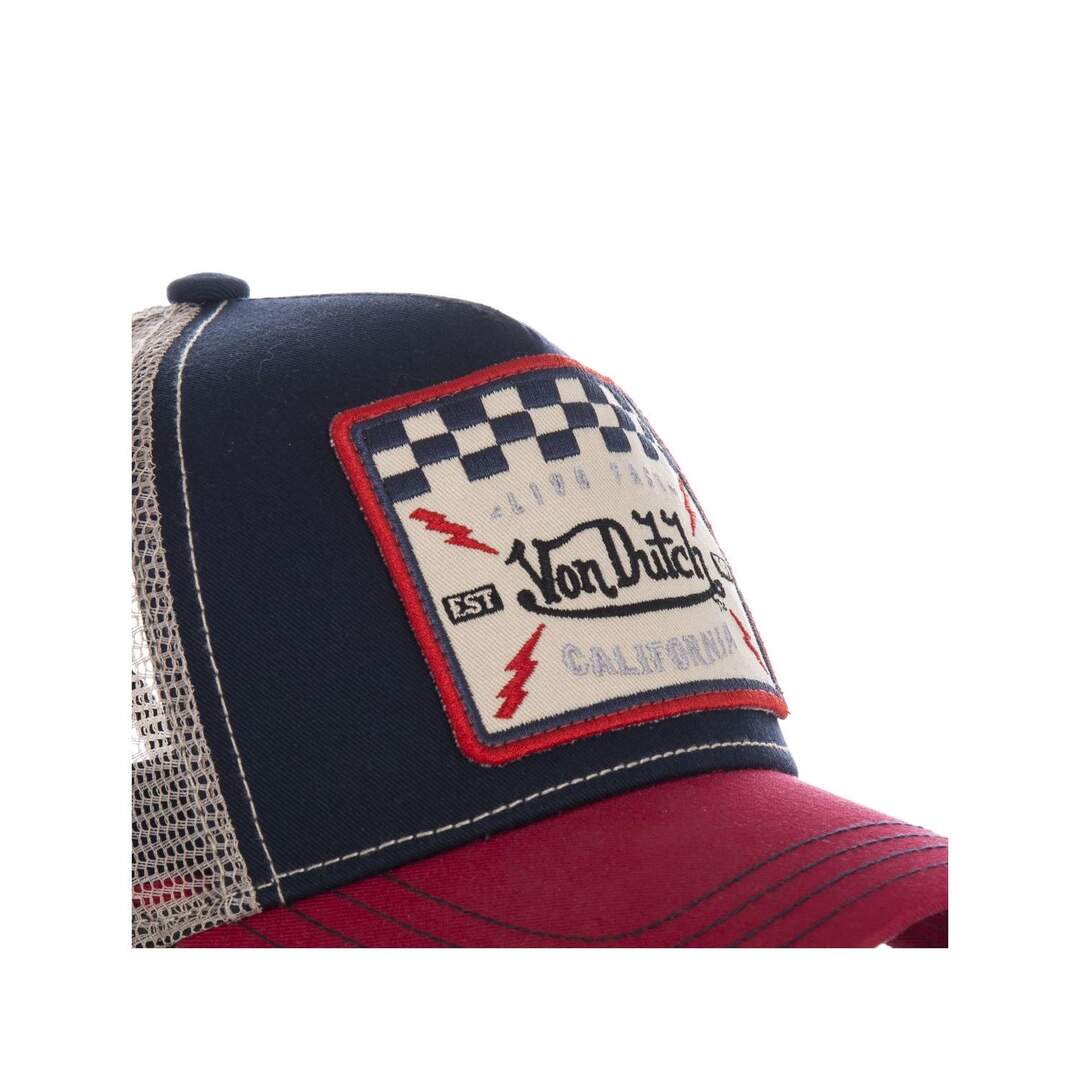 Casquette Trucker homme filet Square Bleu Marine Vondutch-3