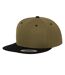 Casquette Ajustable Classic Olive Noir Yupoong-1