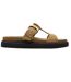 Womens/ladies Aristella Suede Mules Warm Sand Clarks-1
