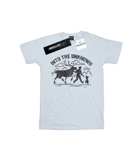 Disney - T-shirt FROZEN INTO THE UNKNOWN - Femme (Blanc) - UTBI24465