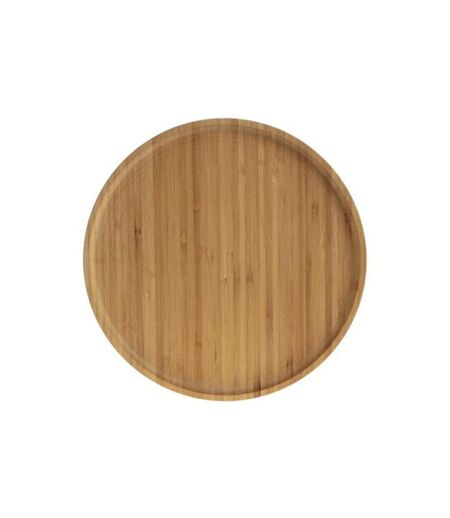 Lot de 6 Assiettes Bambou 26cm Naturel