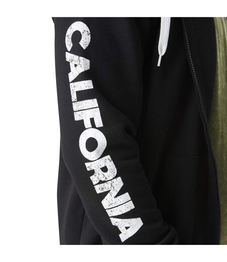 Sweat homme zippé à capuche California Vondutch