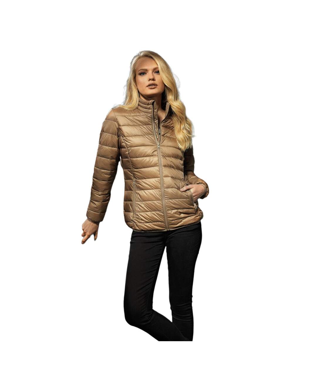 Doudoune matelassée terrain femme kaki 2786