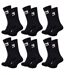 Chaussettes QUIKSILVER CUSHIONED CREW 6 Pcs 0234-3