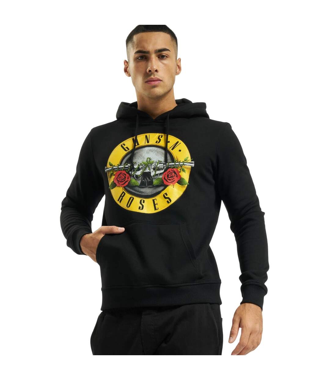 Sweat À Capuche Homme Noir MerchCode-2