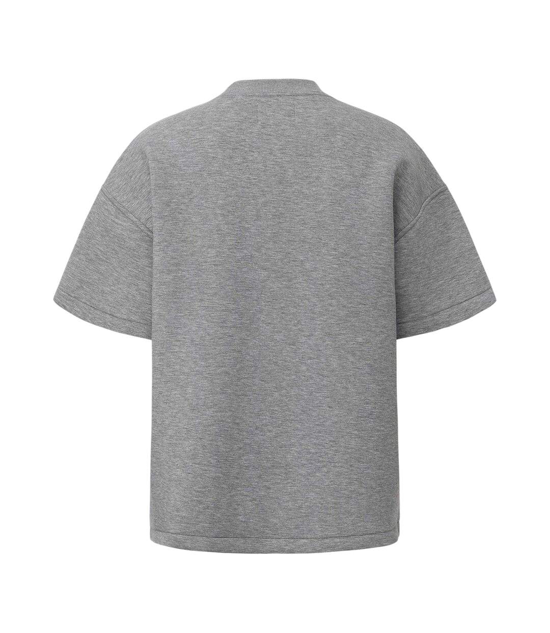 Mens Plain Scuba Comfort T-shirt Grey Firetrap-2