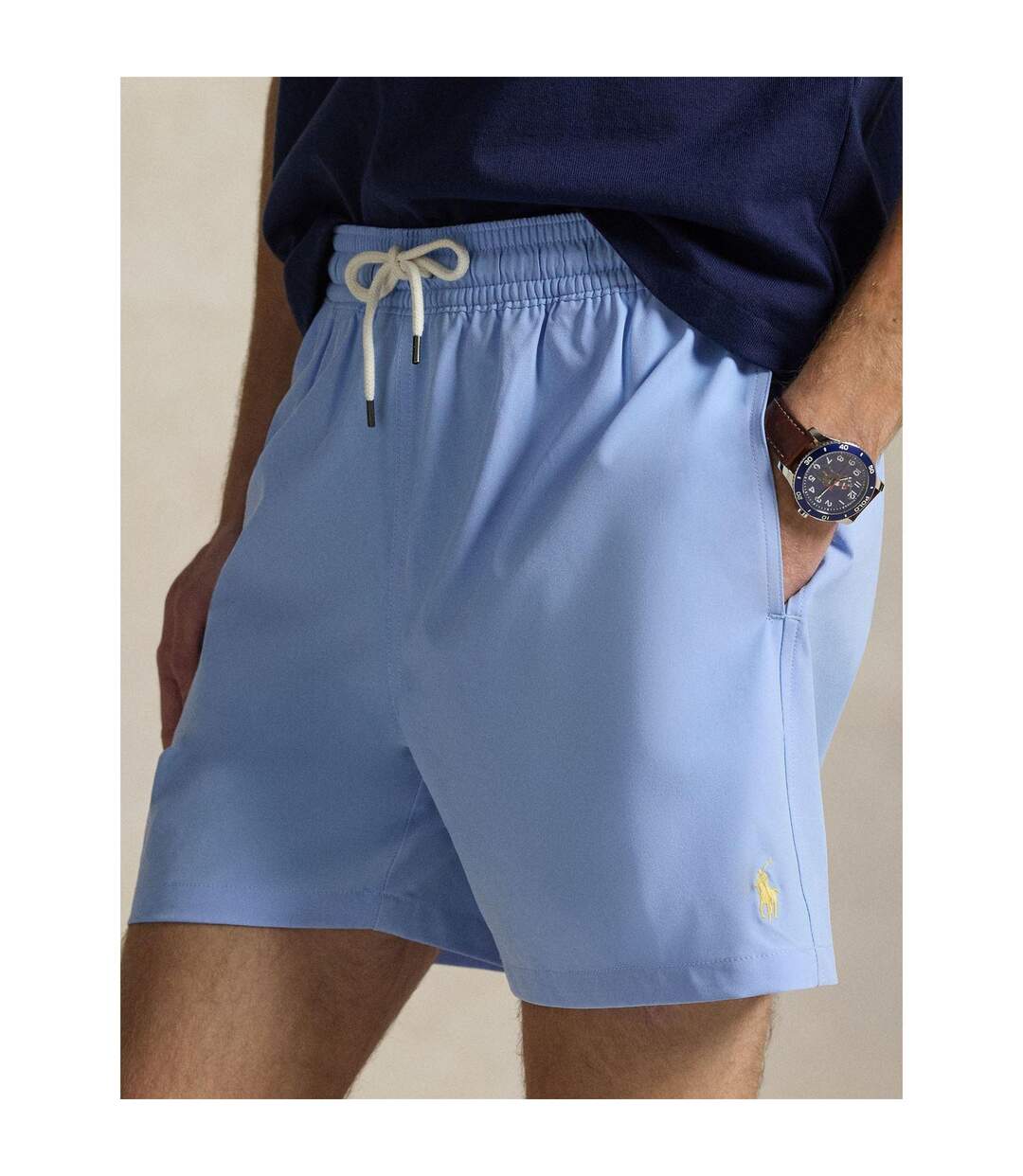 Mens Traveller Swim Shorts Blue Ralph Lauren-4