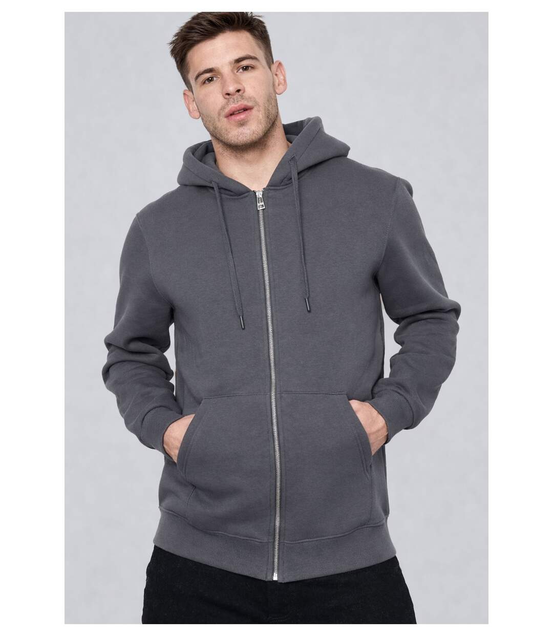 Sweat à capuche zippé-1