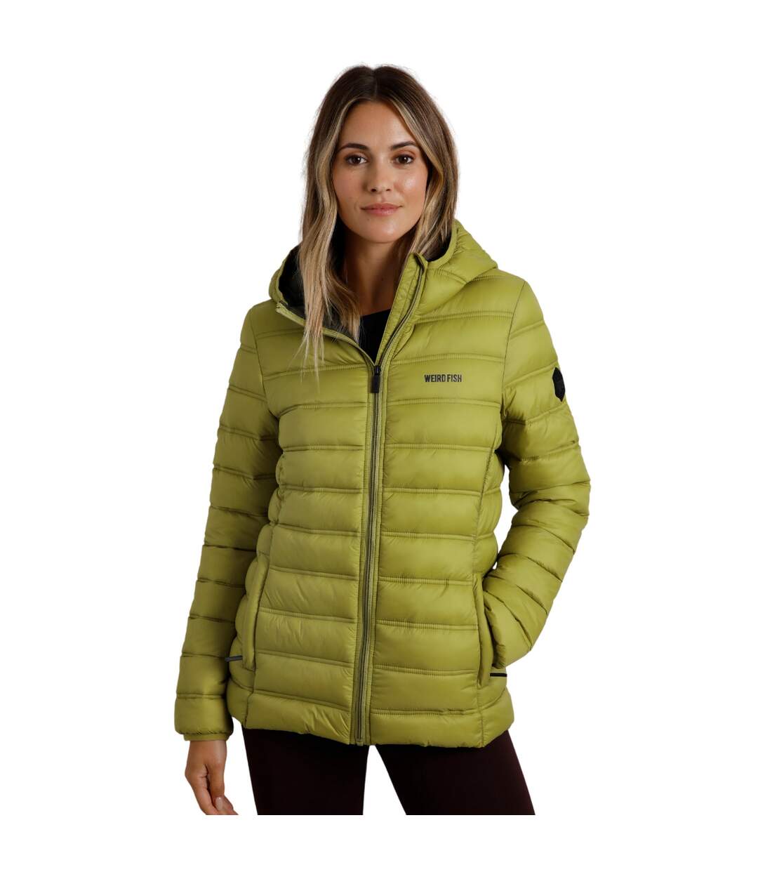 Womens/ladies eshka lightweight padded jacket navy Weird Fish