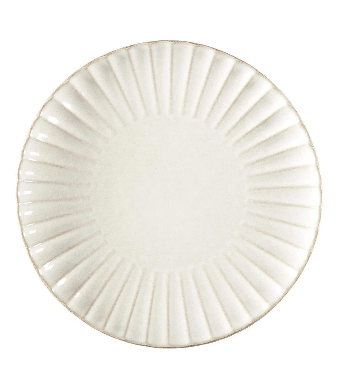 Lot de 6 Assiettes Plates Vlora 27cm Beige-1