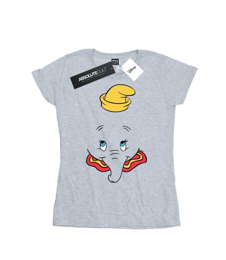 Disney - T-shirt DUMBO FACE - Femme (Gris chiné) - UTBI16297