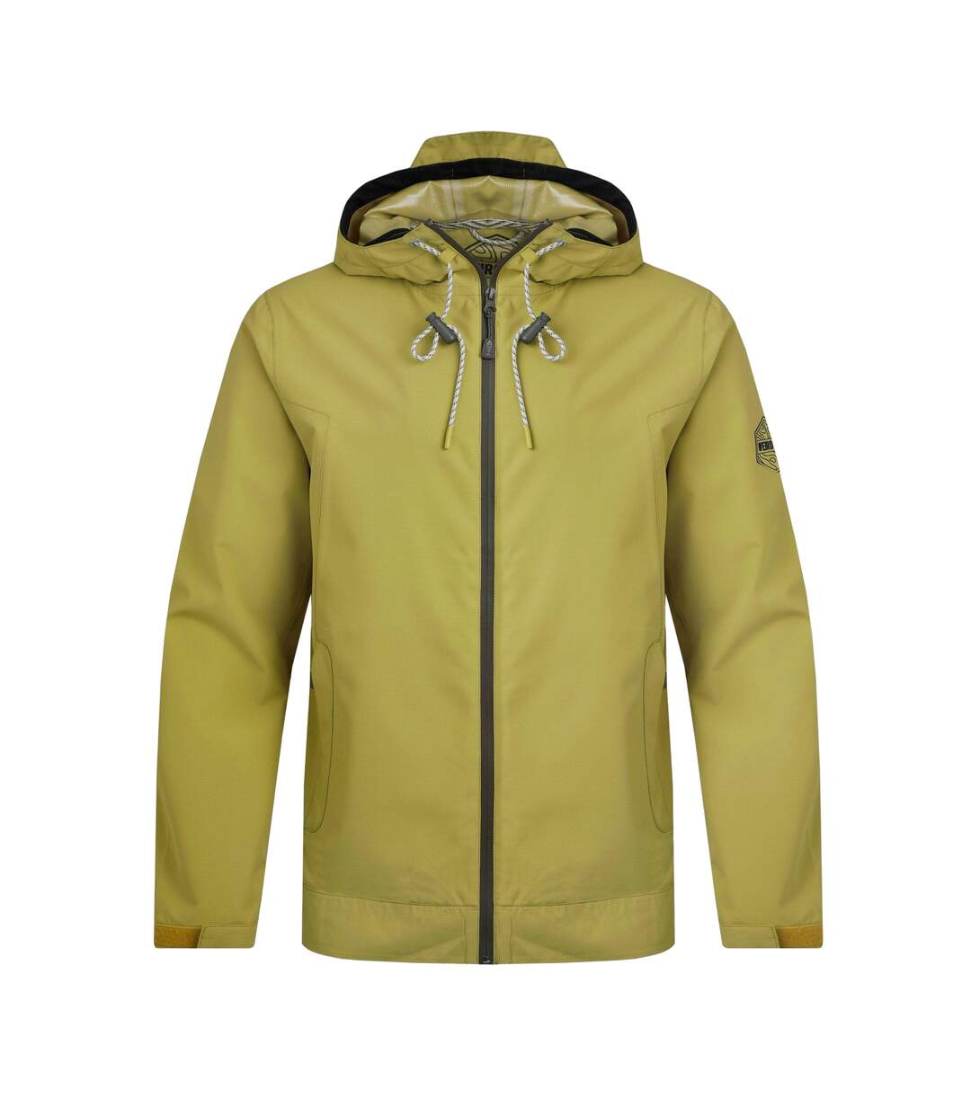 Mens prescott packable waterproof jacket limestone Weird Fish-1
