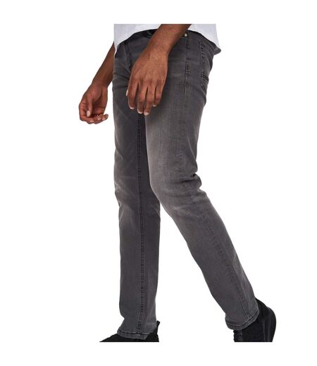 Jean Svelte Homme Gris Crosshatch