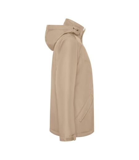 Womens/ladies america padded parka dark sand Roly