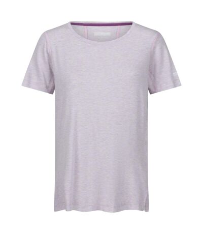 T-shirt ballyton femme lilas pâle Regatta