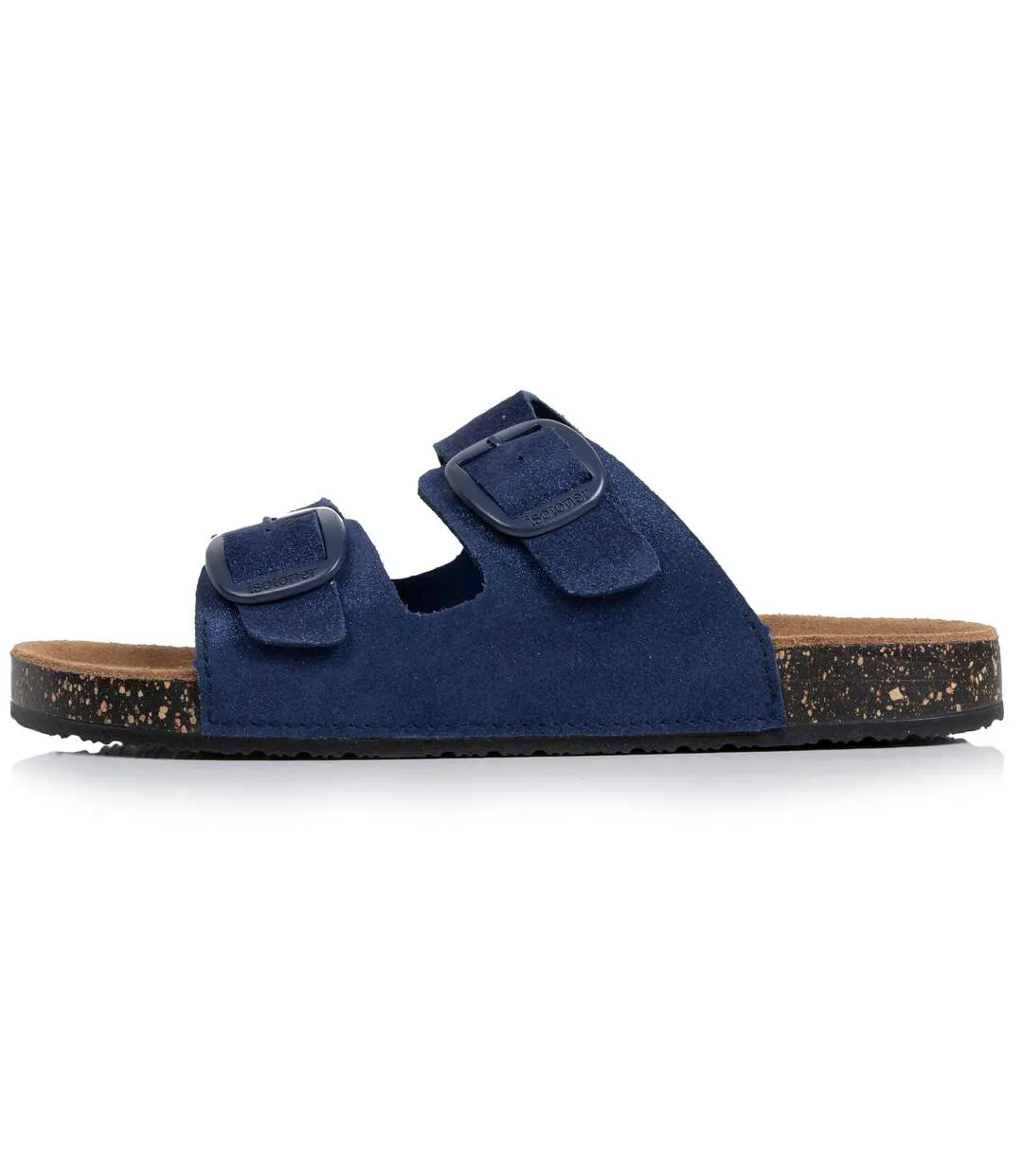 Isotoner Sandales femme semelle intérieure cuir patch talon confort everywear-4