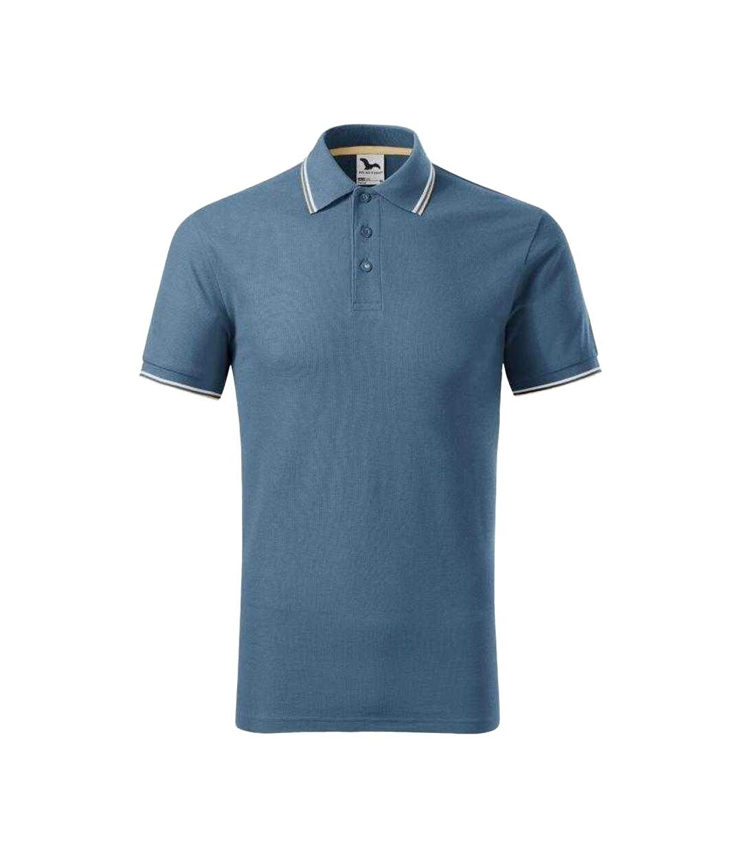 Polo Focus Homme Bleu Denim Malfini-1