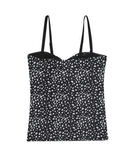 Haut De Tankini Aceana Femme Noir Blanc Regatta
